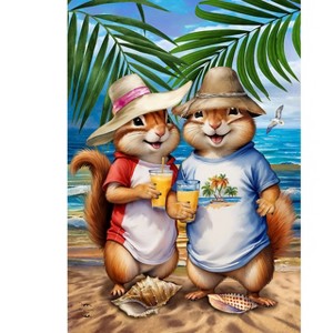 Briarwood Lane Summer Garden Flag 12x18 For Outdoor Summer Chipmunks For Summer Garden Flag Flags For Outside - 1 of 4