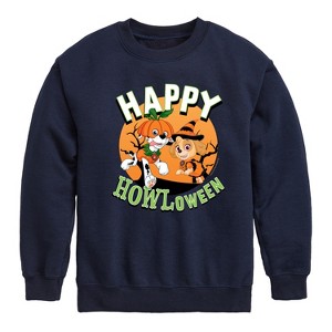 Boys' - Paw Patrol - Happy Howl-oween Graphic Long Sleeve Fleece Sweatshirt - 1 of 4
