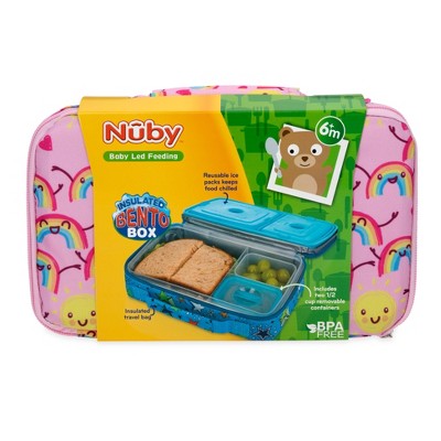 Nuby Hungry Kids' Bento Box - Rainbow