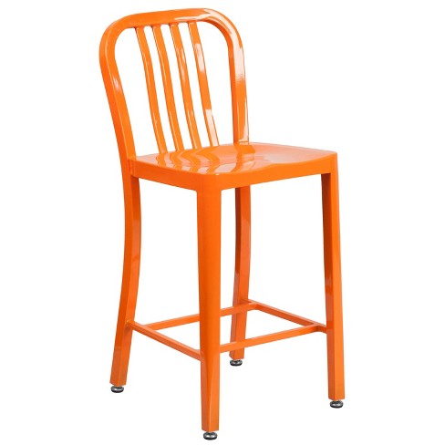 Target orange bar stools sale