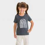 Toddler 'Rainbow' Short Sleeve T-Shirt - Cat & Jack™ Charcoal Gray