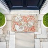 Stupell Industries Coral & White Shells Printed Outdoor Door Mat, design by Paul Brent, 18"x30" - 4 of 4
