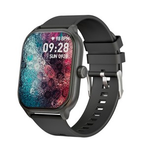 Supersonic® Waterproof Smart Sports Watch with 2-In. Touch Screen and Heart Rate Monitoring, SC-185SW, Black - 1 of 4
