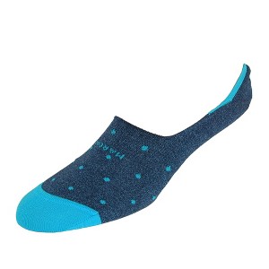 Marcoliani Men's Polka Dot Invisible Touch Liner Sock - 1 of 4