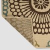 5' x 8' Seastar Medallion Outdoor Rug Beige/Blue - Christopher Knight Home: Vintage Style, Loomed Polypropylene, Stain & Water-Resistant - 4 of 4