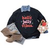 Simply Sage Market Women's Graphic Sweatshirt Retro Holly Jolly Vibes - 2 of 2