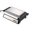 MegaChef Electric Dual Plate Non-Stick Panini Grill Press with Drip Tray - 3 of 4