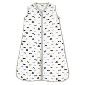 Hudson Baby Infant Boys Muslin Cotton Sleeveless Wearable Sleeping Bag, Sack, Blanket, Perfect Gentlemen - 1 of 1
