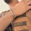 Adornia Tarnish Resistant Silver Plated Men's Screw Cuff - 2 of 2