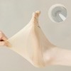 Anna-Kaci Women's Mesh Toe Socks with Non-Slip Silicone Heel Grip Ultra Low Cut Breathable No Show Sock 3-Pack - 4 of 4