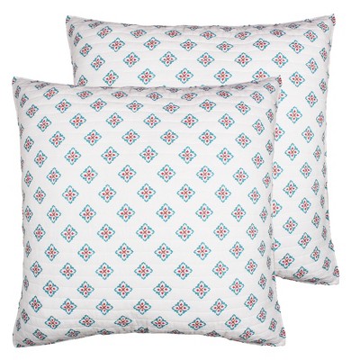 Veranda Mini Medallion Quilted Euro Sham - 2pk - Levtex Home