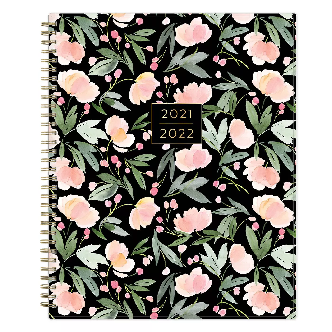 2021-22 Academic Weekly/Monthly Planner 8.5" x 11" Soft Blooms Dark - Yao Cheng - image 1 of 13