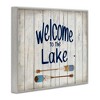 Stupell Industries Welcome to Lake Oars Framed Giclee Art - 2 of 4