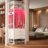 Aheaplus Corner Closet System with Drawers, Garment Rack - 4 of 4