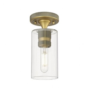 Crown Point - 1 Light Flush Mount In Industrial Style-9.63 Inches Tall and 3.88 Inches Wide - 1 of 1