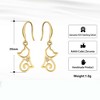 Kitty Cat Hook Dangle Earrings for Women Sterling Silver Ginger Lyne Collection - 3 of 4