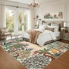 Jungle Rug Washable Area Rugs for Living Room Bedroom Soft Forest Animals Print Rugs - 2 of 4