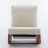 Runesay Orange Modern Rocking Chair Recliner - 3 of 4