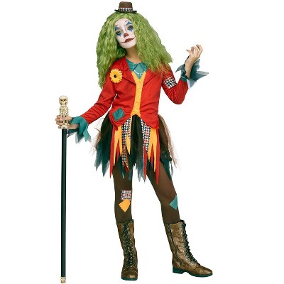 Fun World Rowdy The Clown Child Costume, Large (12-14) : Target