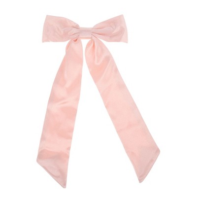 Unique Bargains Elegant Bow Ribbon Duckbill Hair Clips 1 Pc