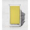 Bacati - Ikat Dots Giraffe Yellow Grey Neutral 4 pc Crib Set with Muslin Sleeping Sack - 3 of 4