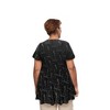 Women's Short Sleeve Baby Doll Top - Plus - On The Plus Side - 2 of 3