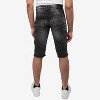 RAW X Men's Denim Shorts, Rips Distress Frayed Cut Off Slim Fit Jeans Short - 2 of 4