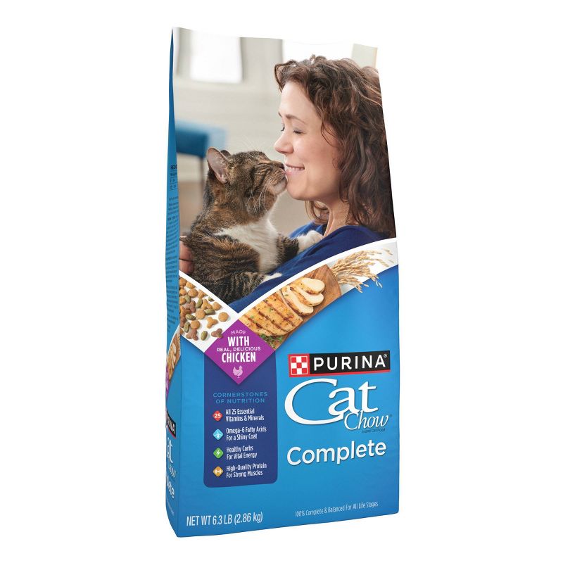Purina Cat Chow Complete with Chicken Adult Dry Cat Food, 5 of 12