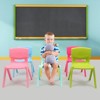 YIYIBYUS 6PCS Colorful Stackable School Chairs, Plastic Classrooms Chairs for Kids - 2 of 4