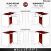 Rev-A-Shelf 5PSP-15-CR Chrome Blind Corner 4 Shelf Slide Out Kitchen Cabinet Organizer - 3 of 4