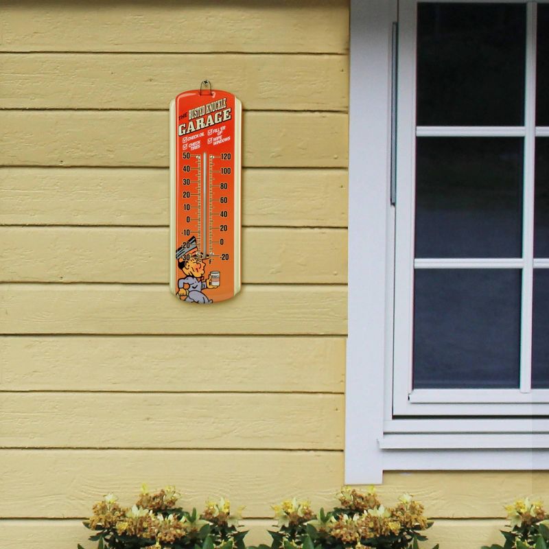 12&#34; x 4&#34; Mini Thermometer - The Busted Knuckle Garage, 3 of 5