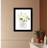 HomeRoots Bathroom Flower Ja Black Framed Print Bathroom Wall Art - 2 of 3