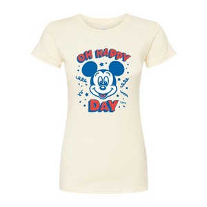 Women's - Disney - Mickey & Friends Fitted Graphic T-Shirt - 1 of 3