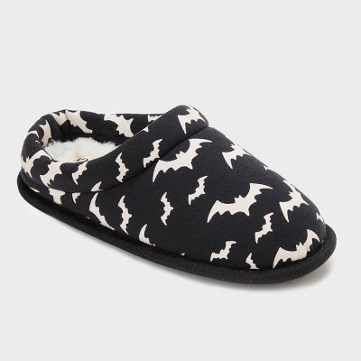 dluxe by dearfoams Kids Glow in Dark Clog Ghost Slippers - Black