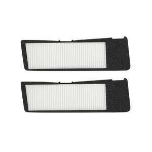 Nispira Tesla Model 3 Cabin Intake Air Conditioning Inlet Vent HEPA Filter Replacement | For 2021 2022 2023 | Size 12.5" x 3.75" x 0.75". 2 Packs - 1 of 4