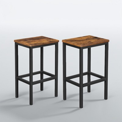 Barstool Set Of 2 Kitchen Stools Stools For Kitchen Island Breakfast Bar Stools Metal Bar Stools Bar Chairs Farmhouse Bar Stools Bar Height Stools