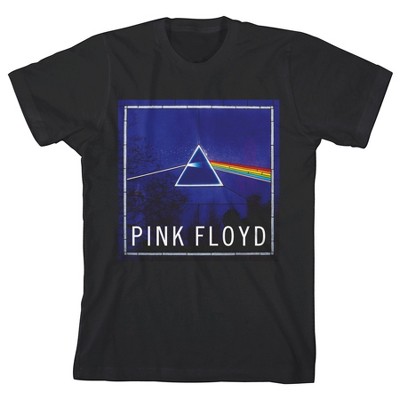 Pink Floyd Dark Side Of The Moon Album Art Boy's Black T-shirt : Target