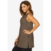 Jessica London Women's Plus Size Stretch Knit Tunic Tank - 4 of 4