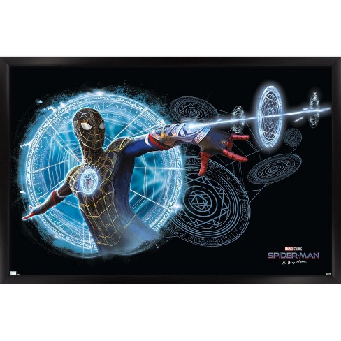 Trends International Marvel Spider-man: No Way Home - Magic Framed Wall  Poster Prints Black Framed Version 14.725 X 22.375 : Target