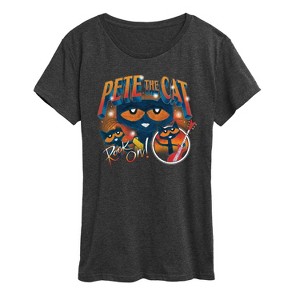 Women's - Pete the Cat - Collage Short Sleeve Graphic T-Shirt - 1 of 4