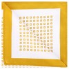 INSPIRE CHIC Men's Silky Checkered Solid Trim Pocket Squares - 4 of 4