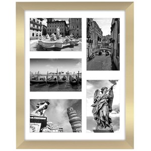 Americanflat 11x14 Collage Picture Frame with shatter-resistant glass - Available in a variety of Colors - 1 of 4