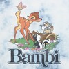 Juniors Womens Bambi Distressed Classic Butterfly Scene Crop T-Shirt - 2 of 4