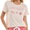 Jaclyn NY Womens 3 Piece Pajama Set, Top, Bermuda Shorts, and Shorts - 3 of 4