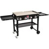 GasOne 36-Inch Flat Top Propane Griddle Cooking Station–Foldable 4 Burner Grill with Pre-Seasoned Griddle for Outdoor Cooking with Side Shelves, Black - 2 of 4