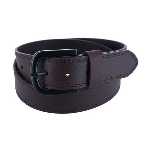 Dickies Men's Big & Tall Double Row Stitch Belt with Matte Buckle - 1 of 3