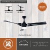 VAXCEL Austin 52 in. Black and Chrome Industrial Outdoor Ceiling Fan with Light Kit and Remote - 4 of 4