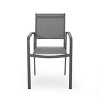 Colfax 7pc Outdoor Aluminum Dining Set - Natural/Gray/Dark Gray - Christopher Knight Home - 4 of 4