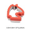Unique Bargains Biscuit Cutter Large Unicorn-Shaped Sandwich Cutter Hand Wash Stainless Steel Plastic 3.5"x3.9"1.6" 1Pcs - 3 of 4