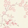 Laura Ashley Oriental Blossom Blush Wallpaper : Target